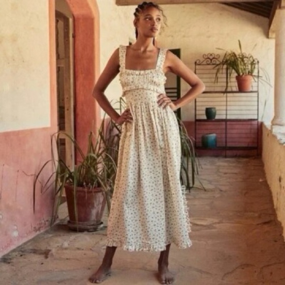 DOEN Insbrook dress in cottage breeze floral XXS